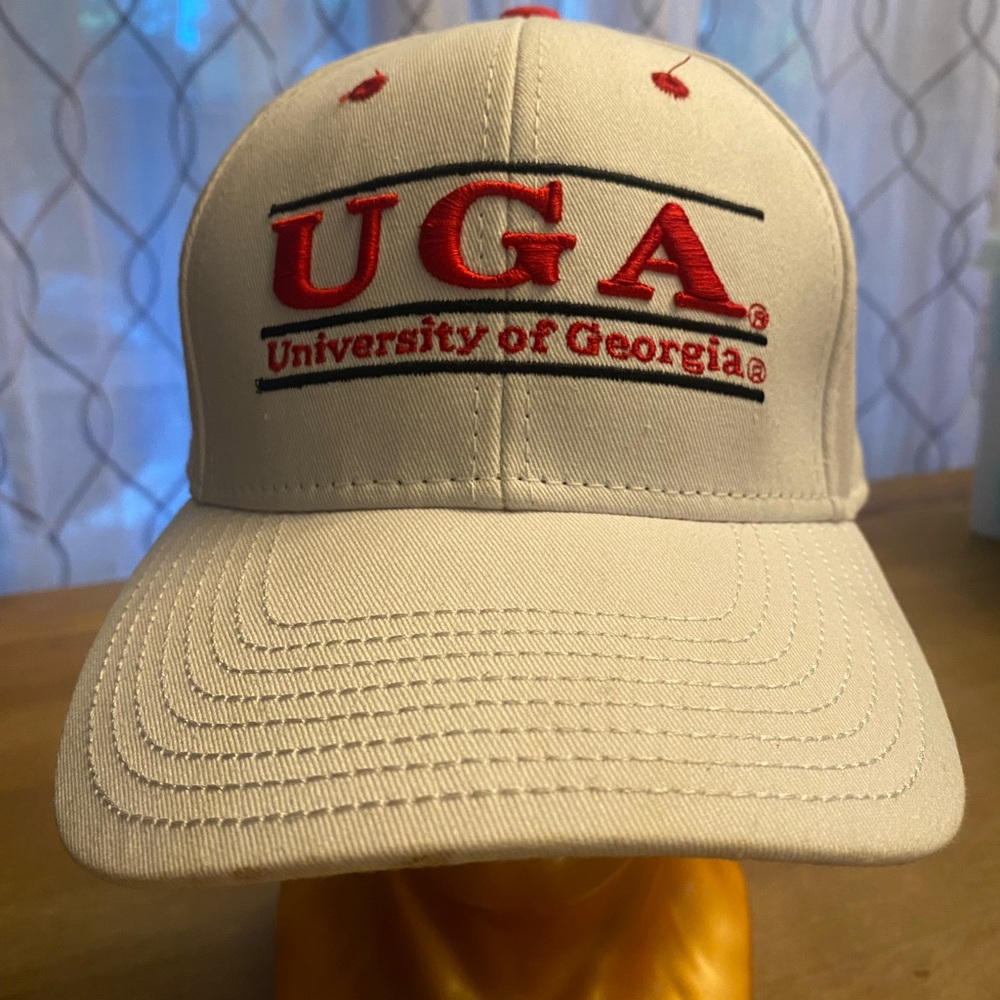 Georgia Bulldogs UGA The Game Split Bar Red & White Snapback Hat
